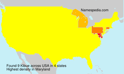 Surname Kibue in USA Surname Kibue in USA
