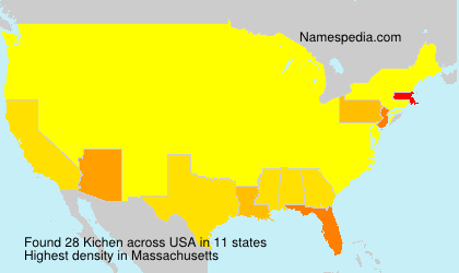 Surname Kichen in USA Surname Kichen in USA