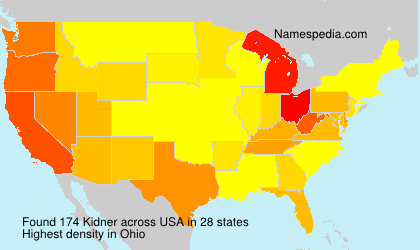 Surname Kidner in USA Surname Kidner in USA