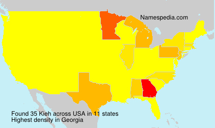 Surname Kieh in USA Surname Kieh in USA