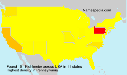 Surname Kiehlmeier in USA Surname Kiehlmeier in USA
