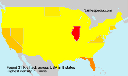 Surname Kielhack in USA Surname Kielhack in USA