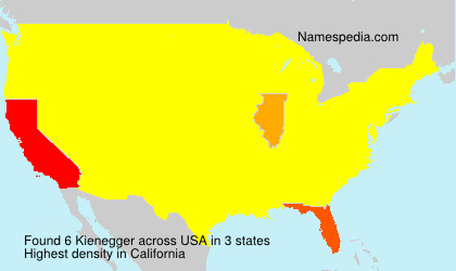 Surname Kienegger in USA Surname Kienegger in USA