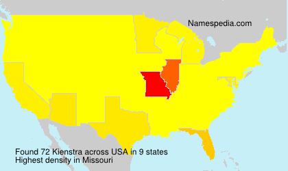Surname Kienstra in USA Surname Kienstra in USA
