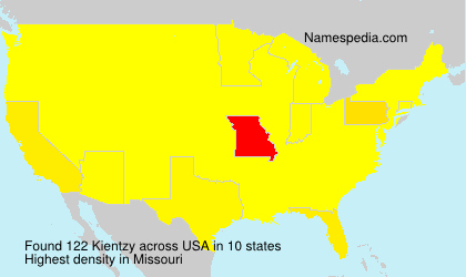 Surname Kientzy in USA Surname Kientzy in USA