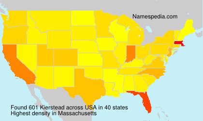Surname Kierstead in USA Surname Kierstead in USA