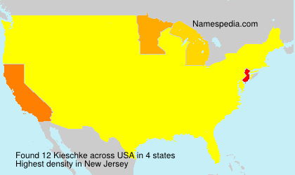 Surname Kieschke in USA Surname Kieschke in USA
