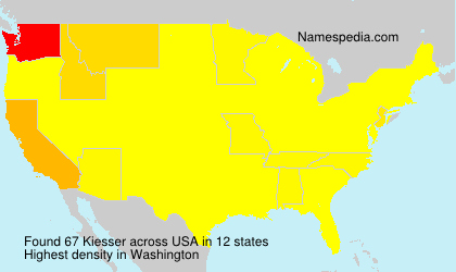 Surname Kiesser in USA Surname Kiesser in USA