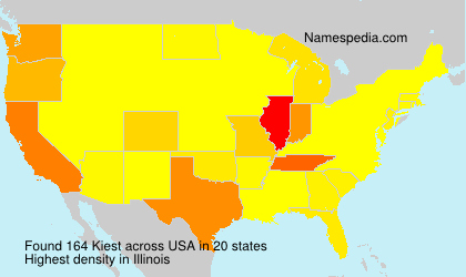 Surname Kiest in USA Surname Kiest in USA