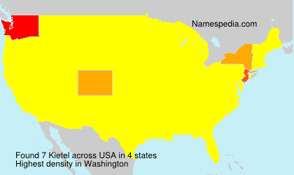 Surname Kietel in USA Surname Kietel in USA