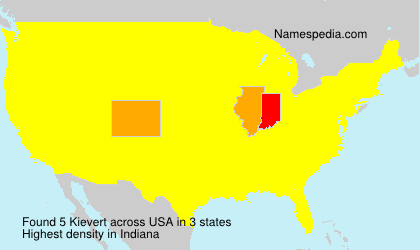 Surname Kievert in USA Surname Kievert in USA