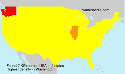 Surname Kifa in USA Surname Kifa in USA