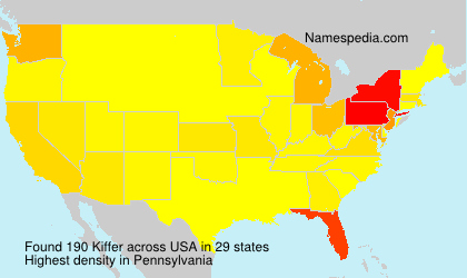 Surname Kiffer in USA Surname Kiffer in USA