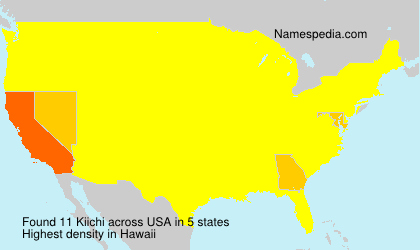 Surname Kiichi in USA Surname Kiichi in USA