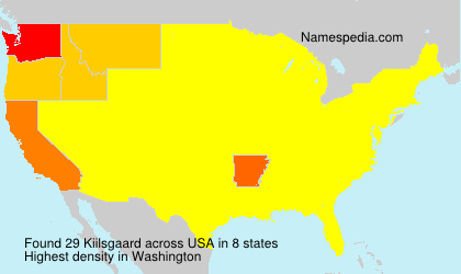 Surname Kiilsgaard in USA Surname Kiilsgaard in USA