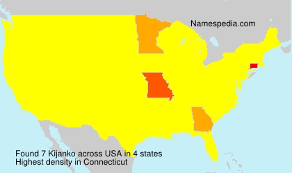 Surname Kijanko in USA Surname Kijanko in USA