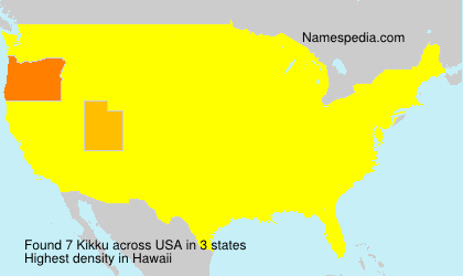 Surname Kikku in USA Surname Kikku in USA