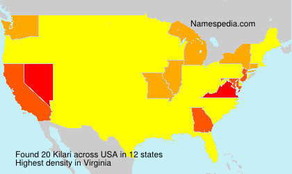 Surname Kilari in USA