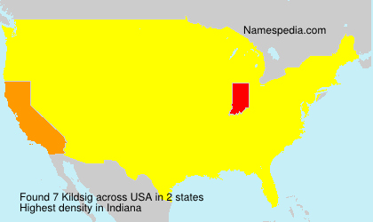 Surname Kildsig in USA Surname Kildsig in USA