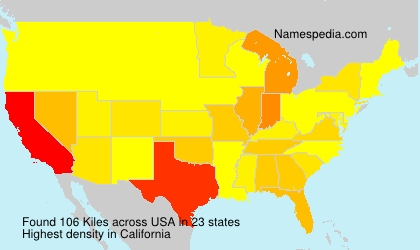 Surname Kiles in USA Surname Kiles in USA
