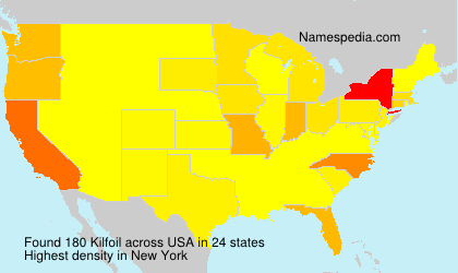 Surname Kilfoil in USA Surname Kilfoil in USA