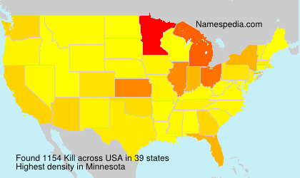 Surname Kill in USA Surname Kill in USA