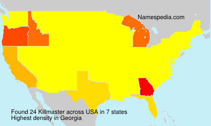 Surname Killmaster in USA Surname Killmaster in USA