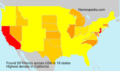 Surname Kilonzo in USA Surname Kilonzo in USA