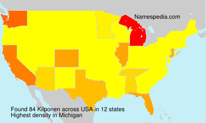 Surname Kilponen in USA Surname Kilponen in USA
