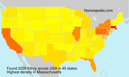 Surname Kilroy in USA Surname Kilroy in USA