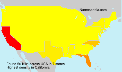 Surname Kilzi in USA Surname Kilzi in USA