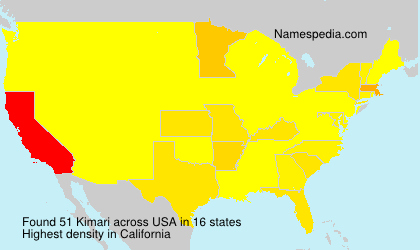 Surname Kimari in USA Surname Kimari in USA