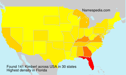 Surname Kimberl in USA