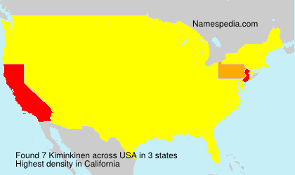 Surname Kiminkinen in USA Surname Kiminkinen in USA