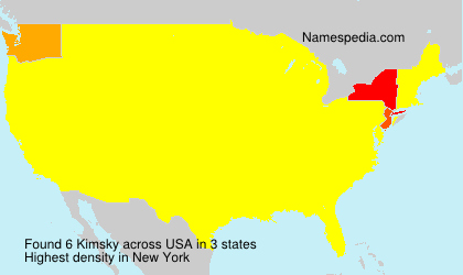 Surname Kimsky in USA Surname Kimsky in USA