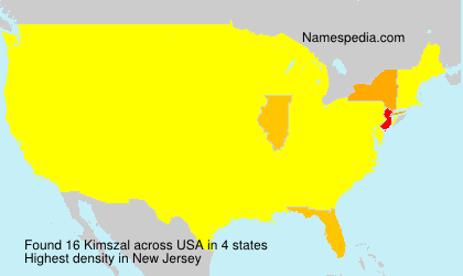 Surname Kimszal in USA Surname Kimszal in USA