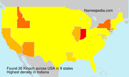 Surname Kinach in USA Surname Kinach in USA