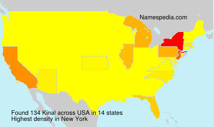 Surname Kinal in USA Surname Kinal in USA