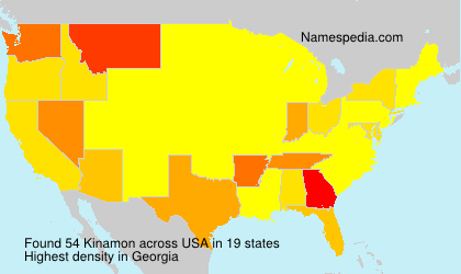 Surname Kinamon in USA Surname Kinamon in USA