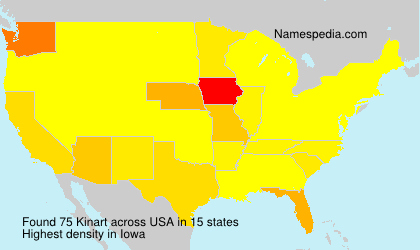 Surname Kinart in USA Surname Kinart in USA