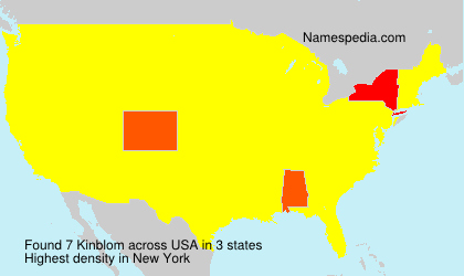 Surname Kinblom in USA Surname Kinblom in USA
