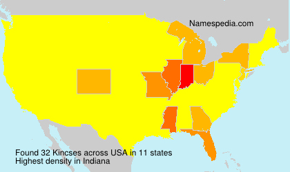 Surname Kincses in USA Surname Kincses in USA
