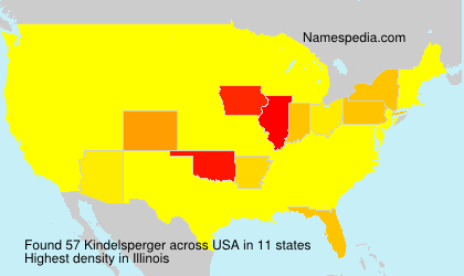 Surname Kindelsperger in USA Surname Kindelsperger in USA