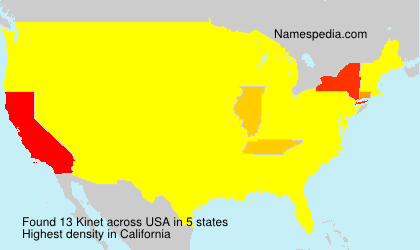 Surname Kinet in USA Surname Kinet in USA