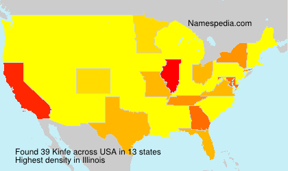 Surname Kinfe in USA