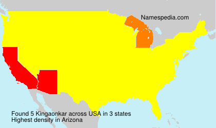 Surname Kingaonkar in USA Surname Kingaonkar in USA