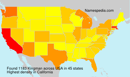 Surname Kingman in USA Surname Kingman in USA