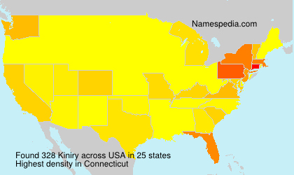 Surname Kiniry in USA Surname Kiniry in USA