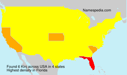 Surname Kinj in USA Surname Kinj in USA
