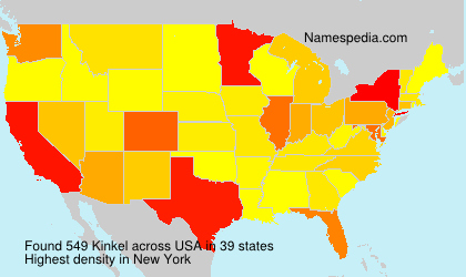 Surname Kinkel in USA Surname Kinkel in USA